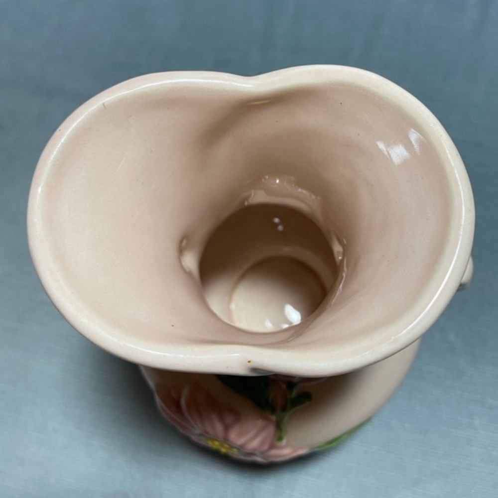Vintage Hull Art USA 7” Vase pink floral beautiful condition - Picture 6 of 12